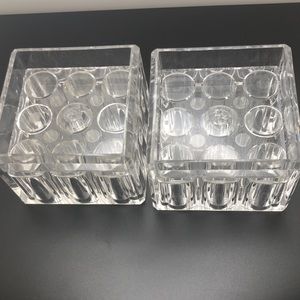 Clear Acrylic Lipstick Organizer 2 pcs